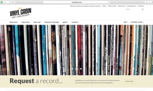 VinylCabin (Website)